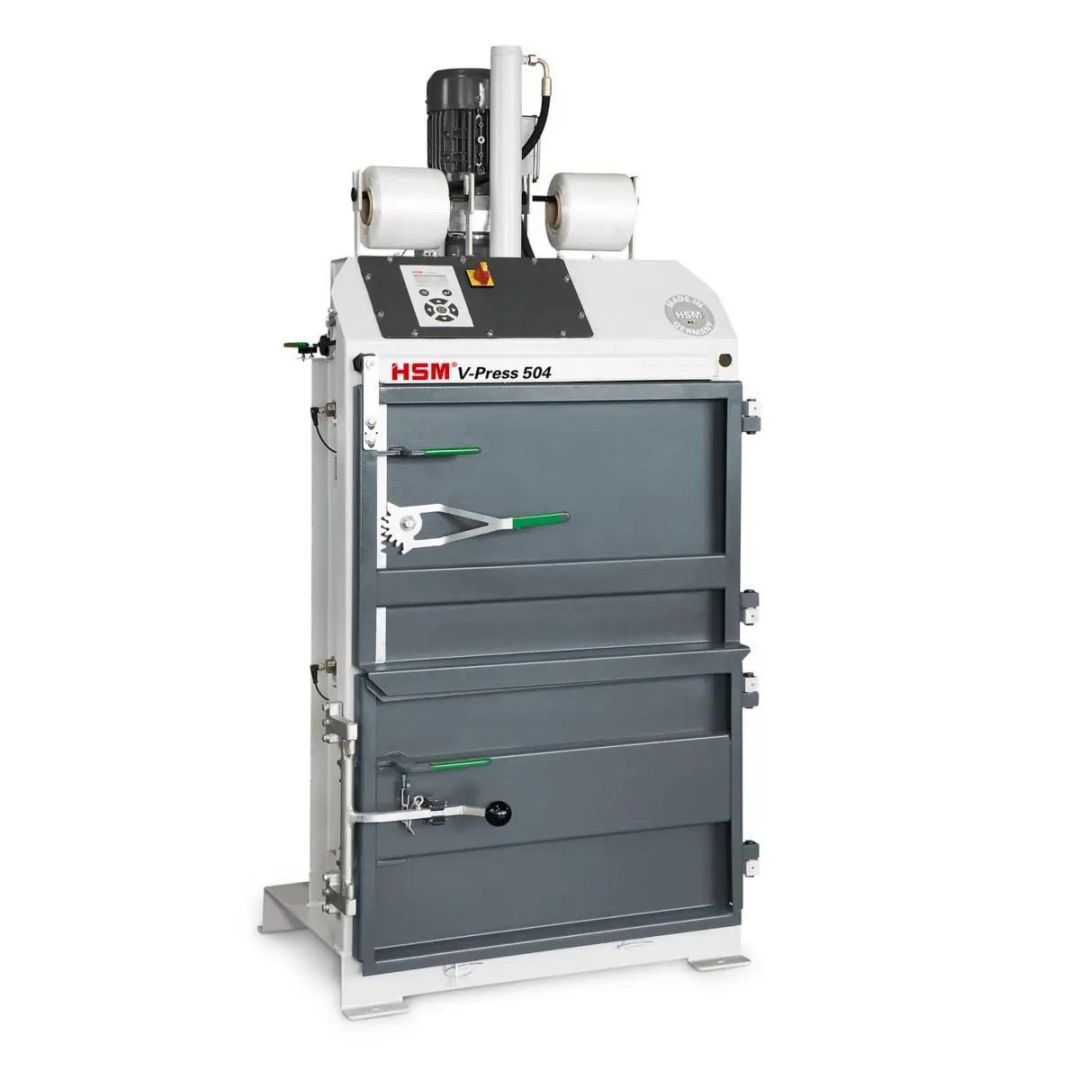 Прес вертикальний HSM V-Press 504 eco з виштовхувачем тюків