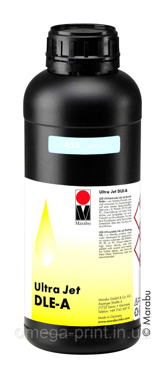 УФ чернила UltraJet DLE-A 455 LC BOT 1L