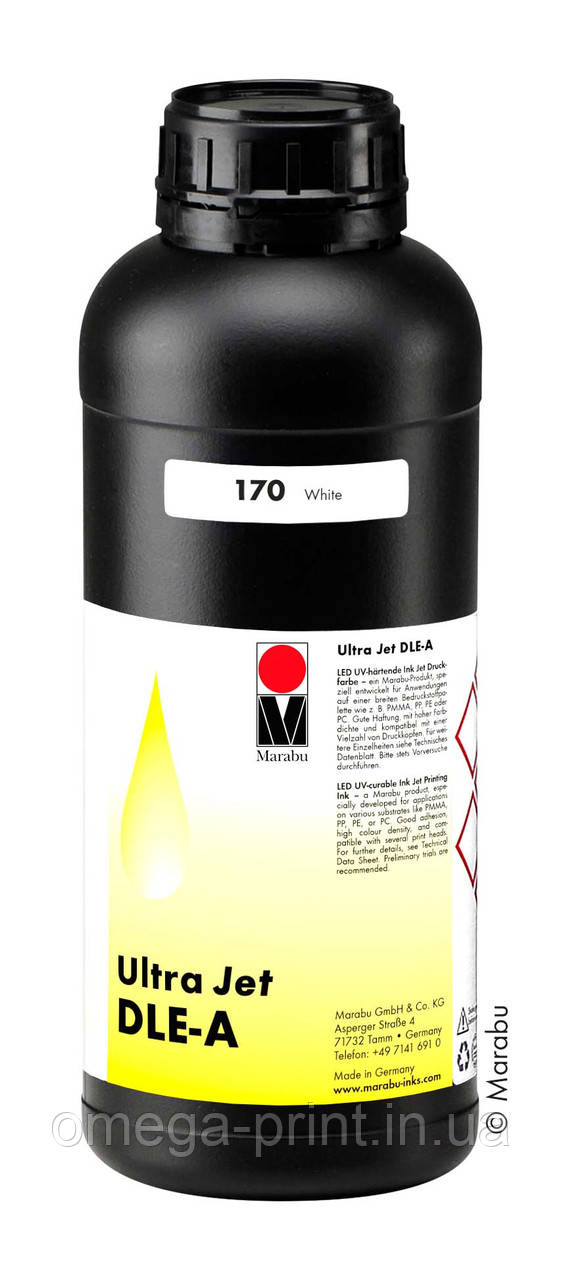 УФ чорнило Ultralet DLE-A 170 WH BOT 1L