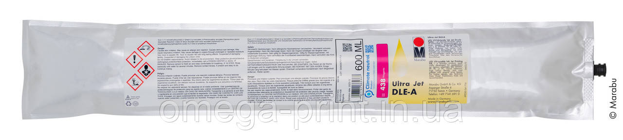 Картридж для УФ принтера UltraJet DLE-A 438 MA BAG 600 ML